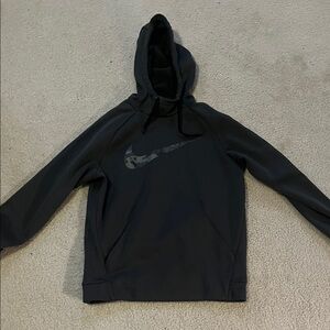 Nike Dark Gray Hoodie with Camo Swoosh